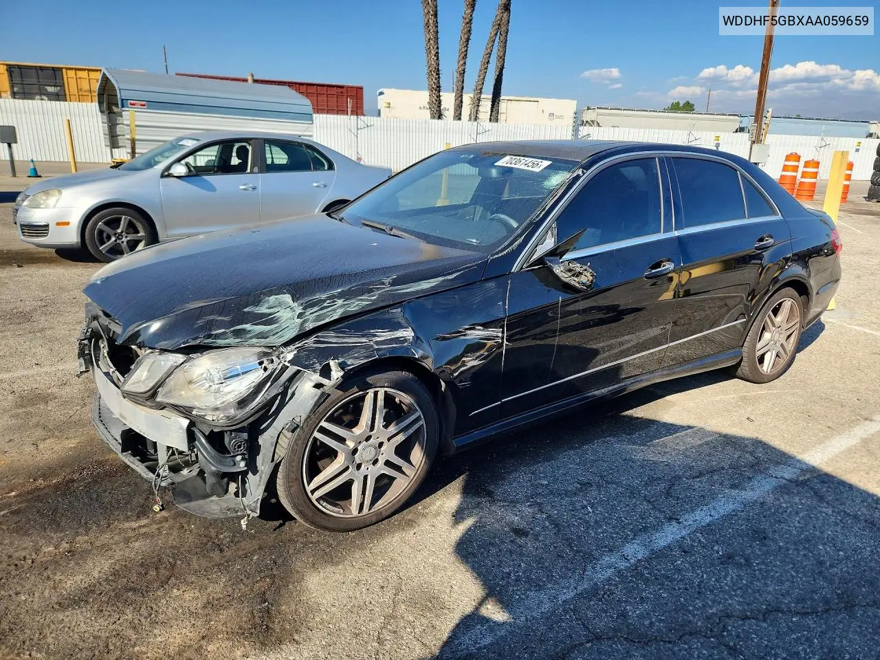 MERCEDES E-KLASSE 2010, VIN WDDHF5GBXAA059659