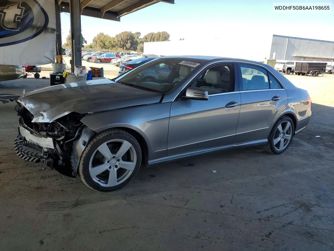MERCEDES E-KLASSE 2010, VIN WDDHF5GB6AA198655