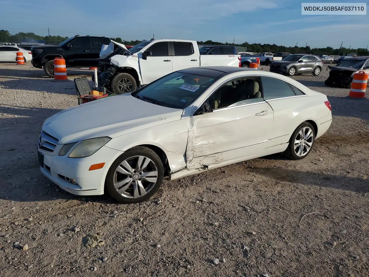 MERCEDES E-KLASSE 2010, VIN WDDKJ5GB5AF037110