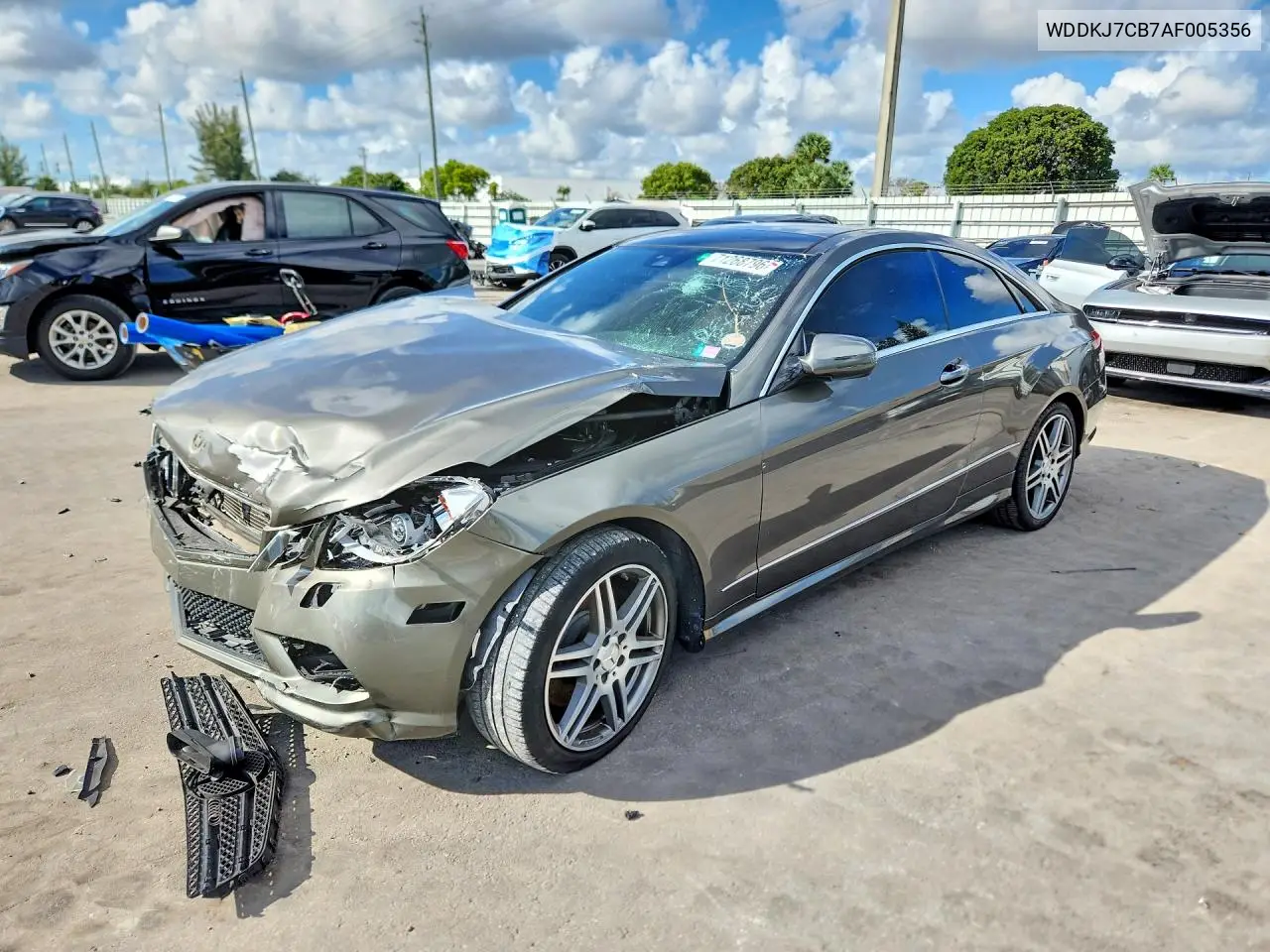 MERCEDES E-KLASSE 2010, VIN WDDKJ7CB7AF005356
