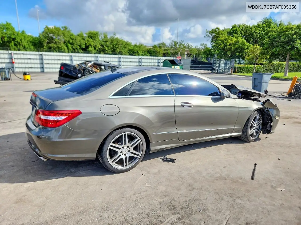 2010 MERCEDES E-KLASSE VIN WDDKJ7CB7AF005356 — фото 3