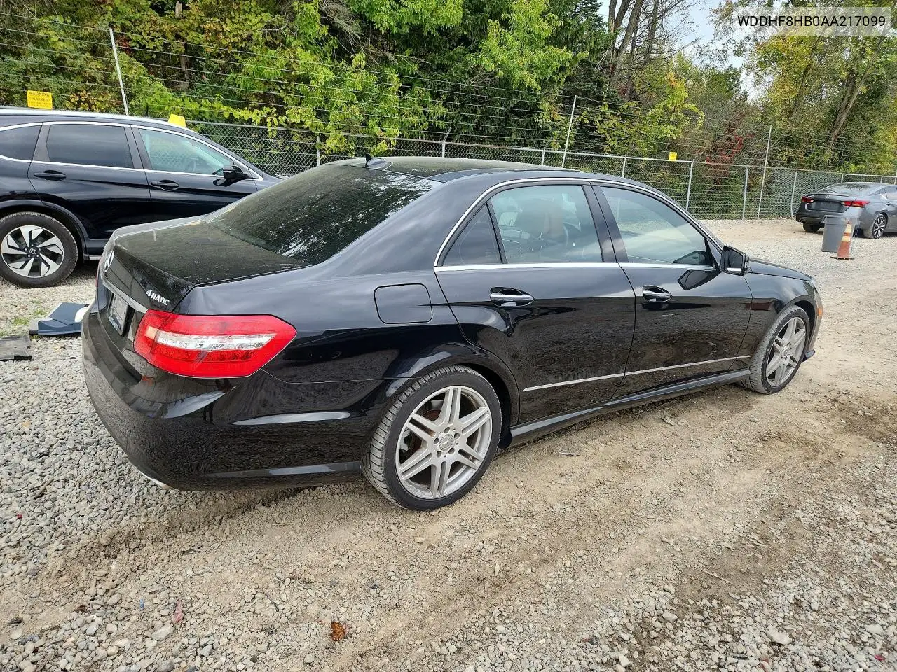 2010 MERCEDES E-KLASSE VIN WDDHF8HB0AA217099 — фото 3