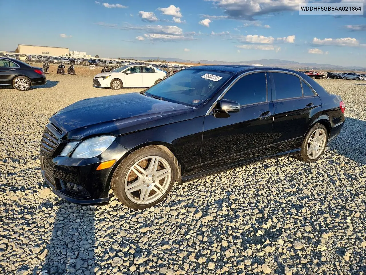 MERCEDES E-KLASSE 2010, VIN WDDHF5GB8AA021864