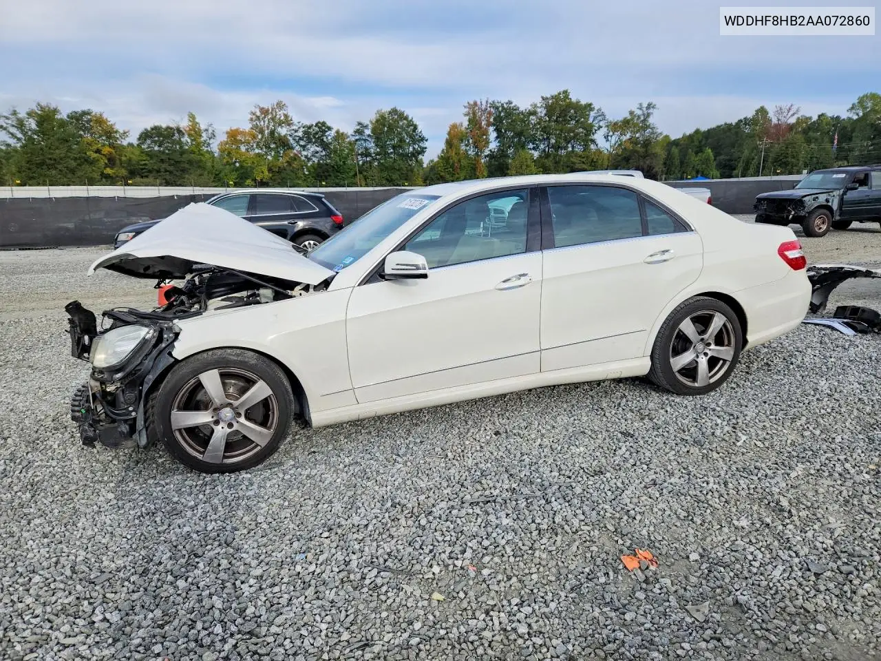 MERCEDES E-KLASSE 2010, VIN WDDHF8HB2AA072860