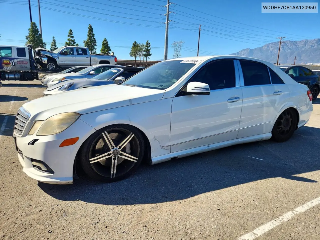MERCEDES E-KLASSE 2010, VIN WDDHF7CB1AA120950