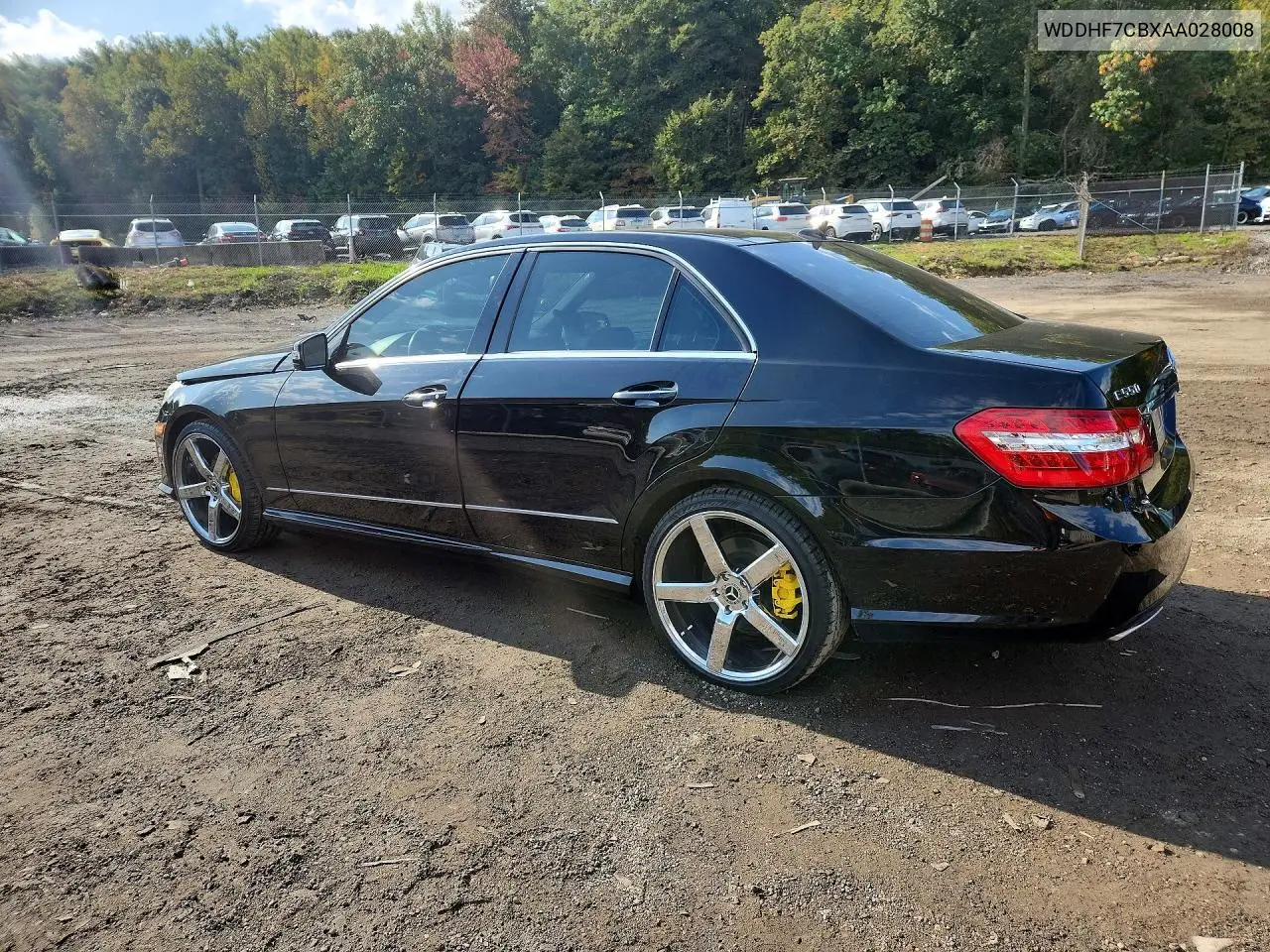 2010 MERCEDES E-KLASSE VIN WDDHF7CBXAA028008 — фото 2