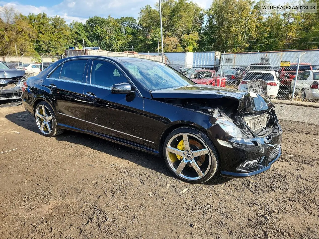 2010 MERCEDES E-KLASSE VIN WDDHF7CBXAA028008 — фото 4