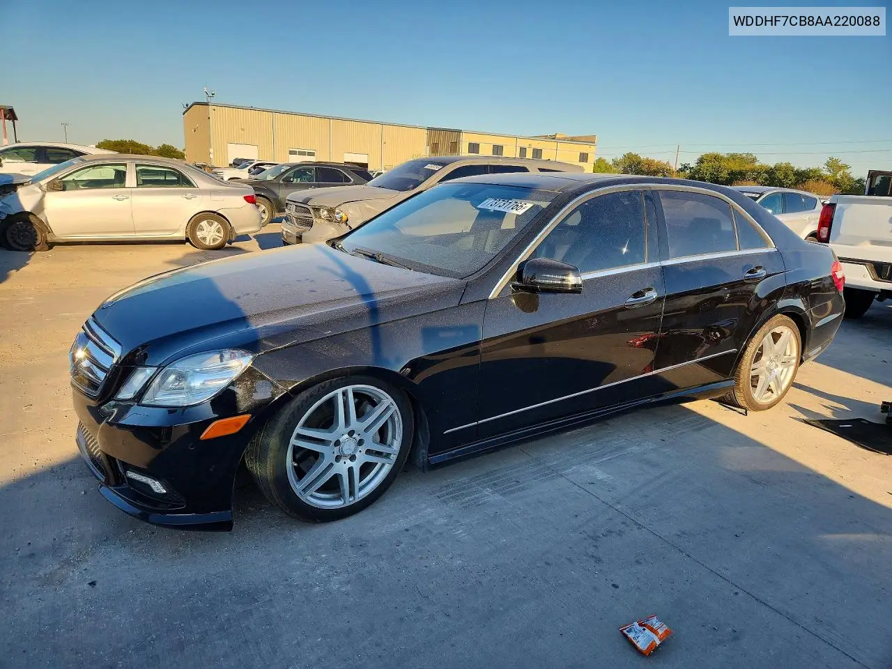 MERCEDES E-KLASSE 2010, VIN WDDHF7CB8AA220088