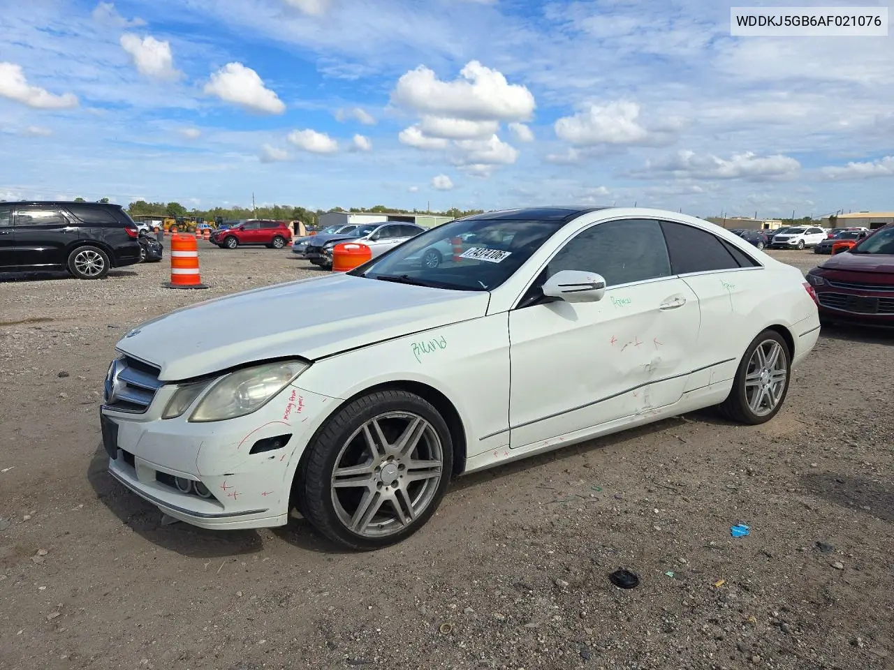 MERCEDES E-KLASSE 2010, VIN WDDKJ5GB6AF021076