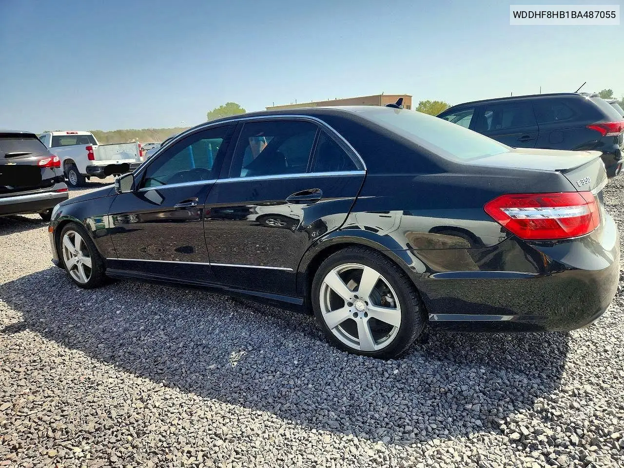 2011 MERCEDES E-KLASSE VIN WDDHF8HB1BA487055 — фото 2