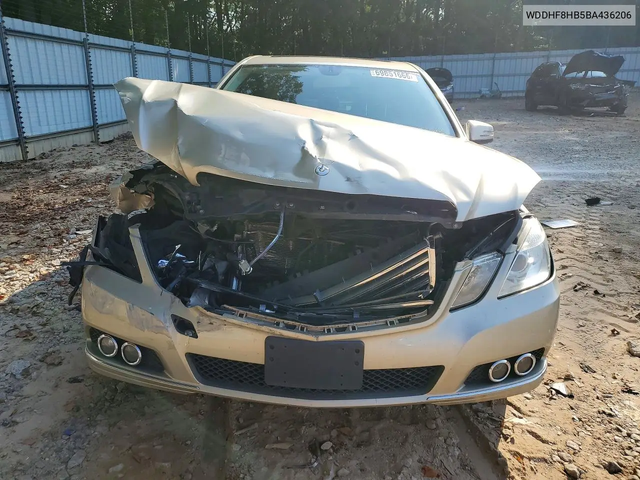 2011 MERCEDES E-KLASSE VIN WDDHF8HB5BA436206 — фото 5