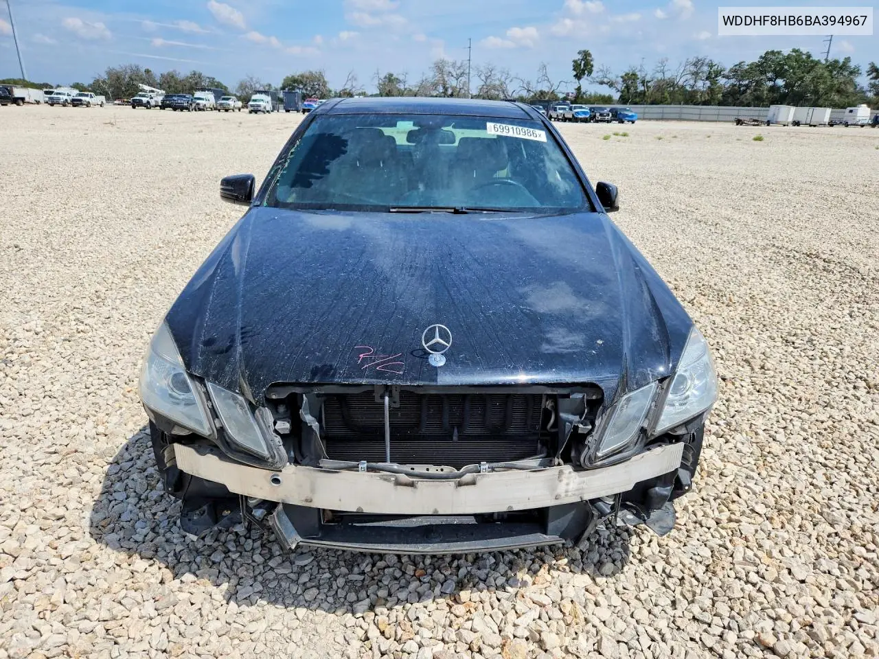2011 MERCEDES E-KLASSE VIN WDDHF8HB6BA394967 — фото 5