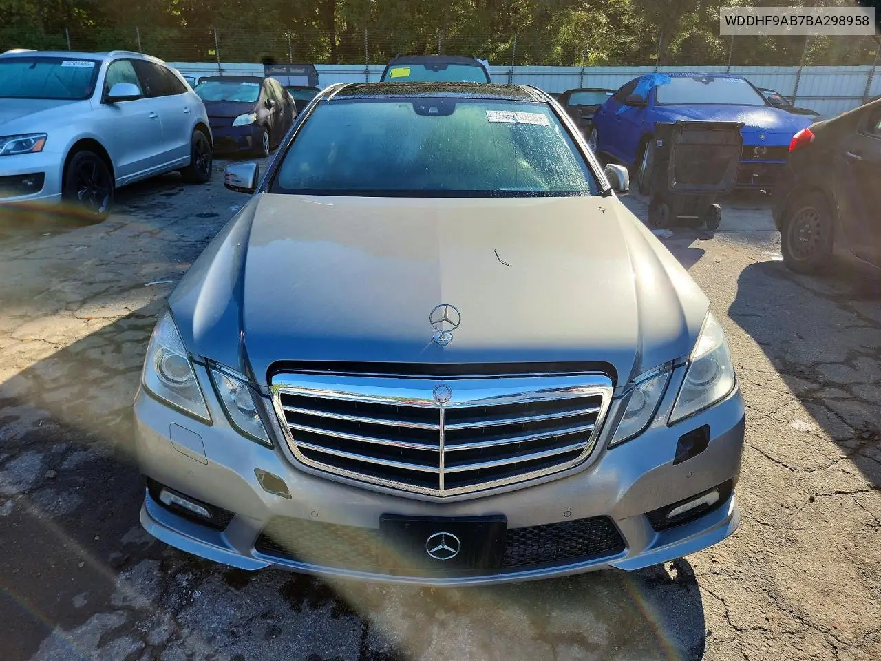 2011 MERCEDES E-KLASSE VIN WDDHF9AB7BA298958 — фото 5