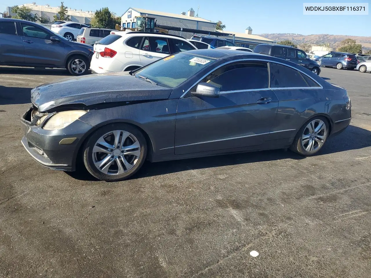 MERCEDES E-KLASSE 2011, VIN WDDKJ5GBXBF116371