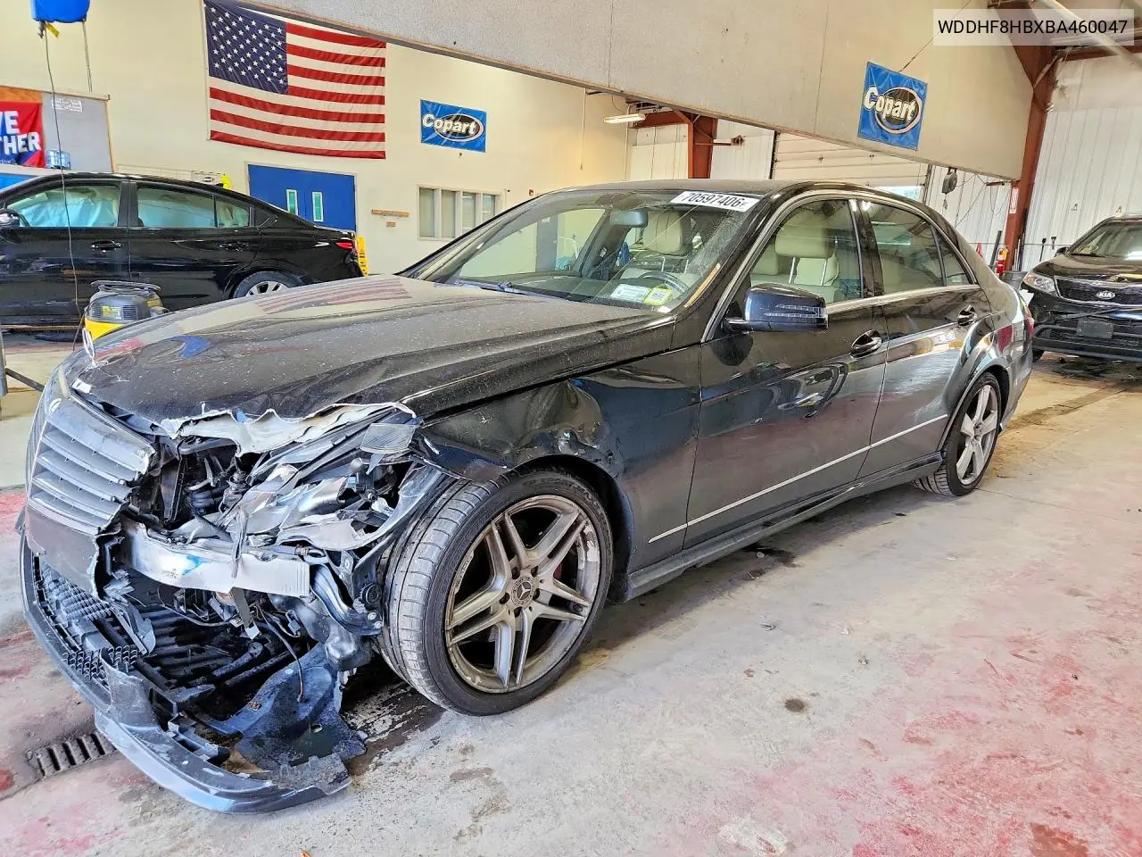 MERCEDES E-KLASSE 2011, VIN WDDHF8HBXBA460047