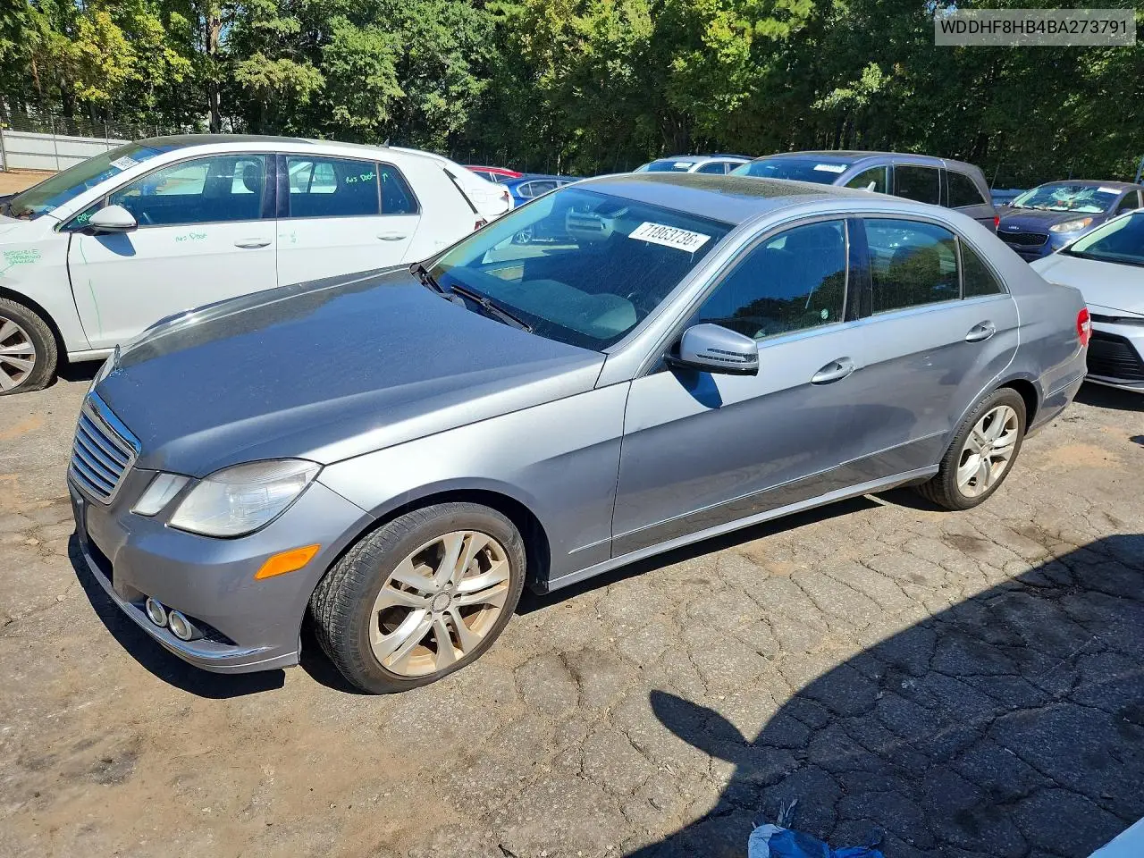 MERCEDES E-KLASSE 2011, VIN WDDHF8HB4BA273791