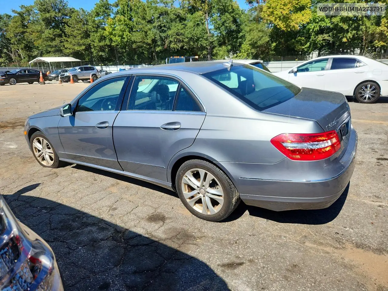 2011 MERCEDES E-KLASSE VIN WDDHF8HB4BA273791 — фото 2