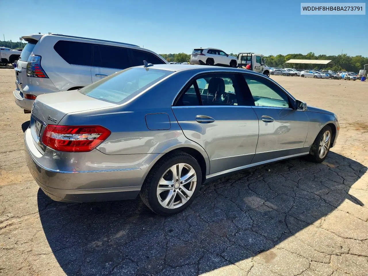 2011 MERCEDES E-KLASSE VIN WDDHF8HB4BA273791 — фото 3
