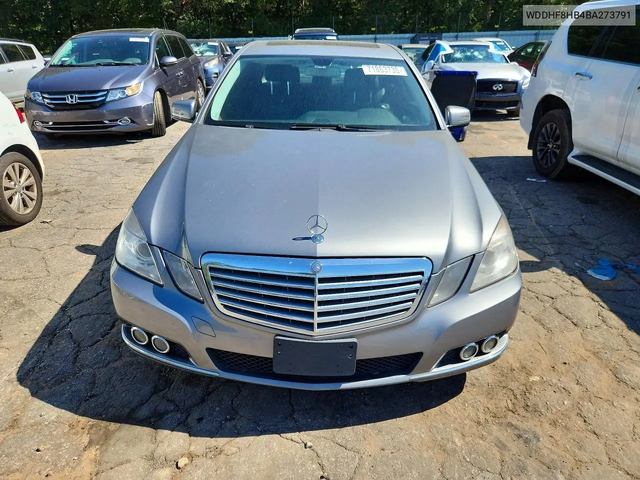 2011 MERCEDES E-KLASSE VIN WDDHF8HB4BA273791 — фото 5
