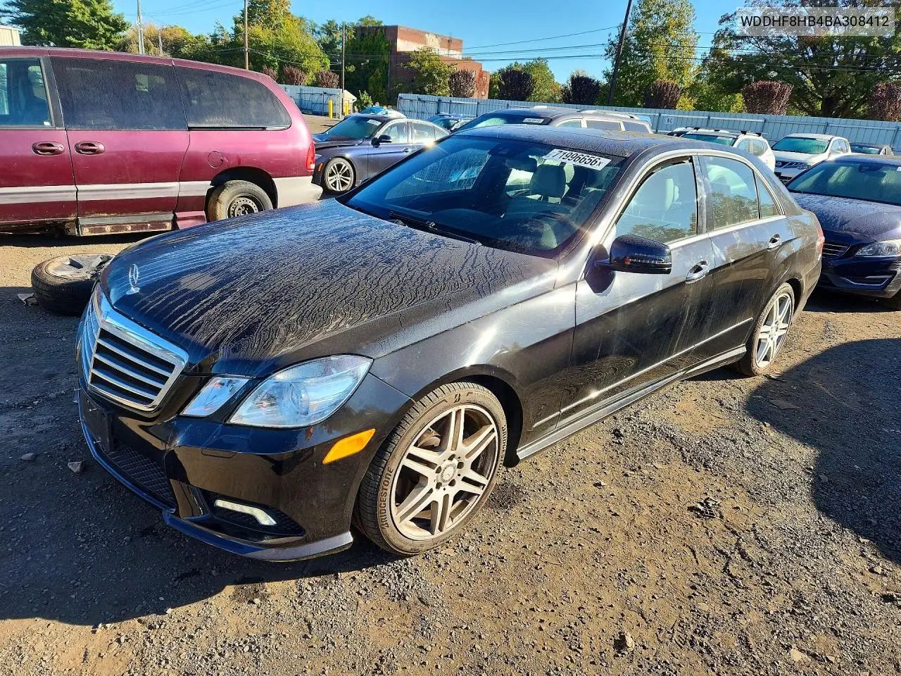 MERCEDES E-KLASSE 2011, VIN WDDHF8HB4BA308412