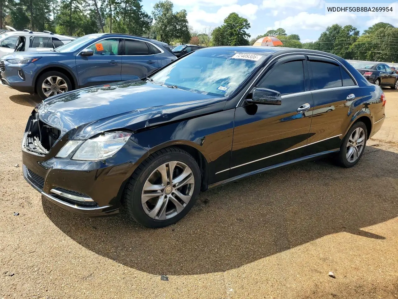 MERCEDES E-KLASSE 2011, VIN WDDHF5GB8BA269954