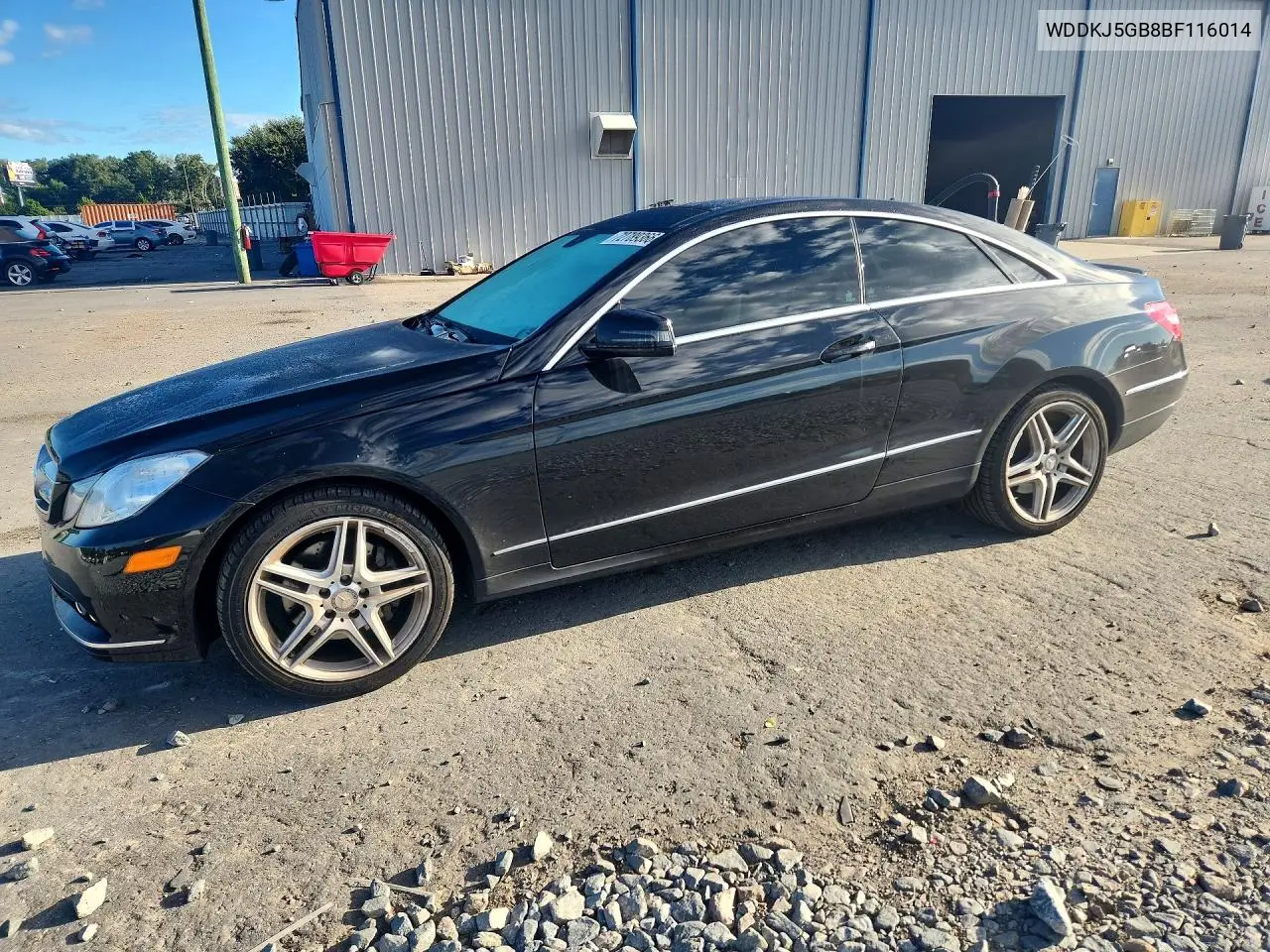 MERCEDES E-KLASSE 2011, VIN WDDKJ5GB8BF116014