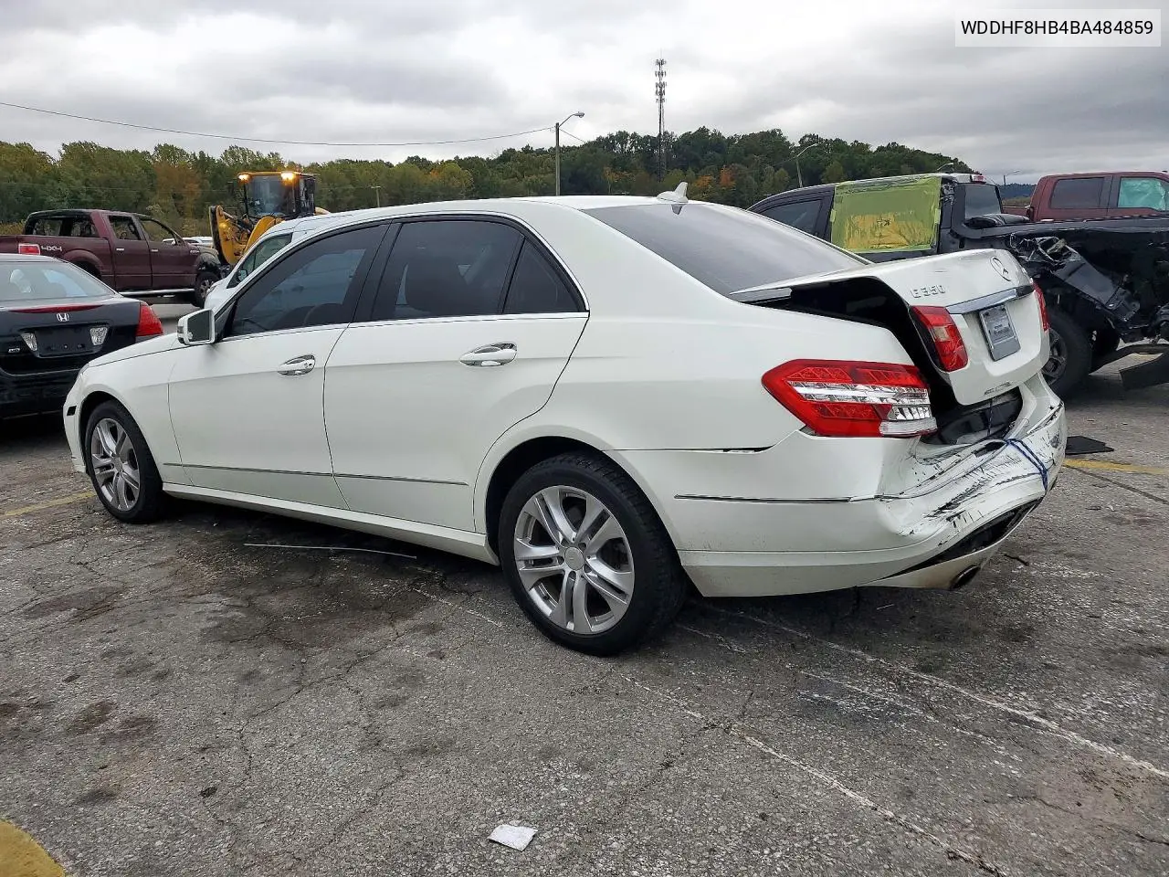 2011 MERCEDES E-KLASSE VIN WDDHF8HB4BA484859 — фото 2