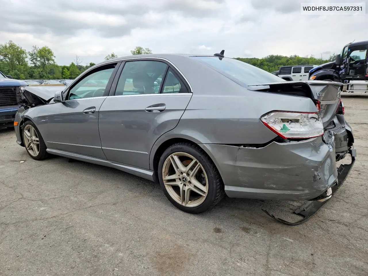 2012 MERCEDES E-KLASSE VIN WDDHF8JB7CA597331 — фото 2