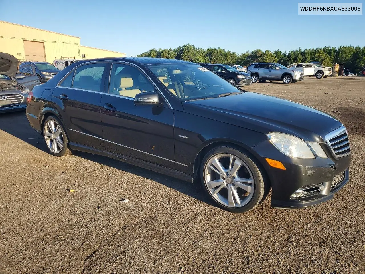 2012 MERCEDES E-KLASSE VIN WDDHF5KBXCA533006 — фото 4