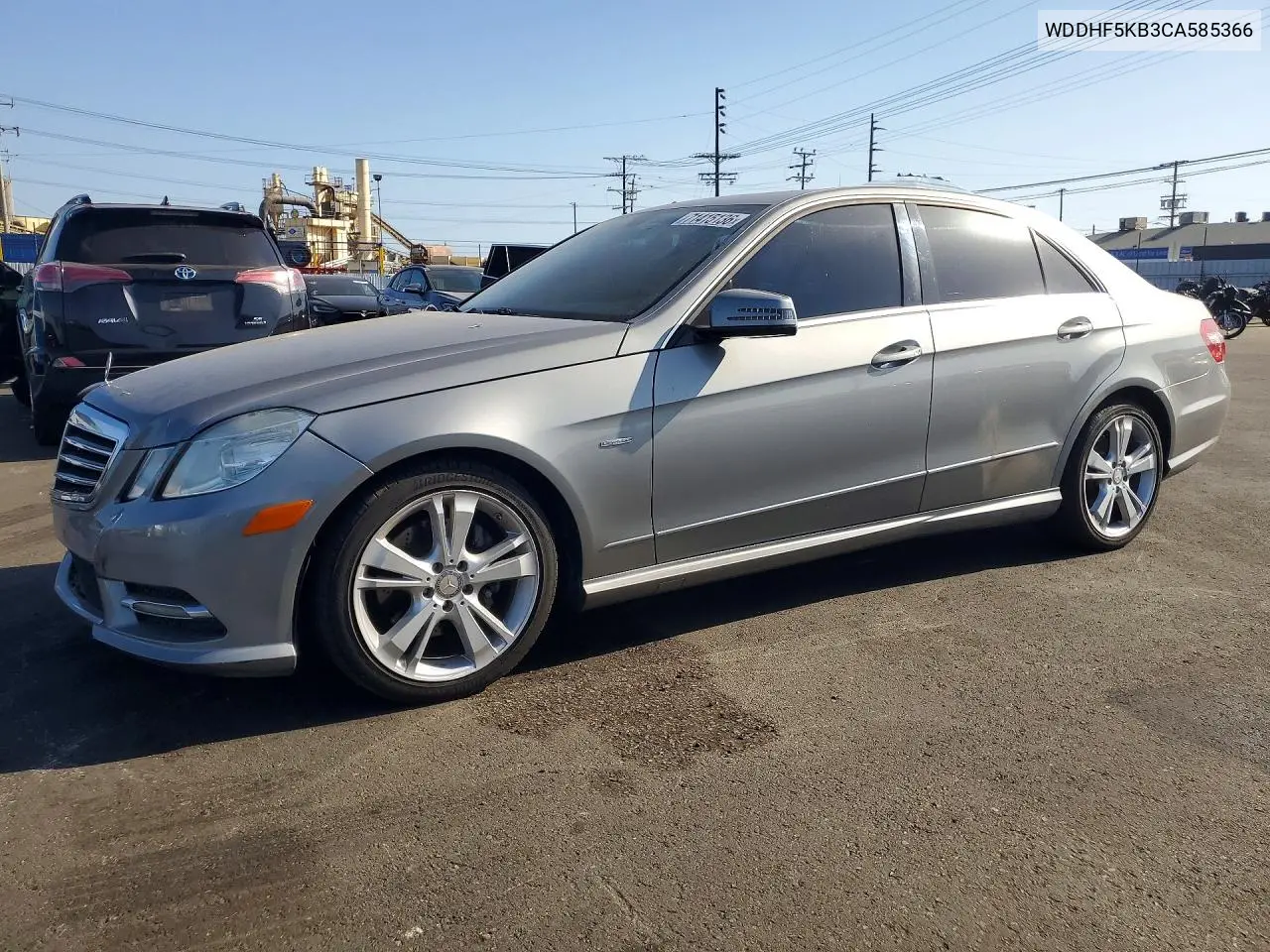 MERCEDES E-KLASSE 2012, VIN WDDHF5KB3CA585366