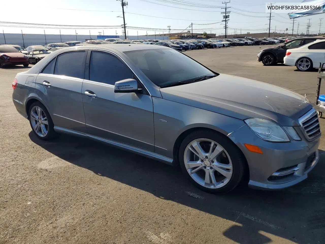 2012 MERCEDES E-KLASSE VIN WDDHF5KB3CA585366 — фото 4