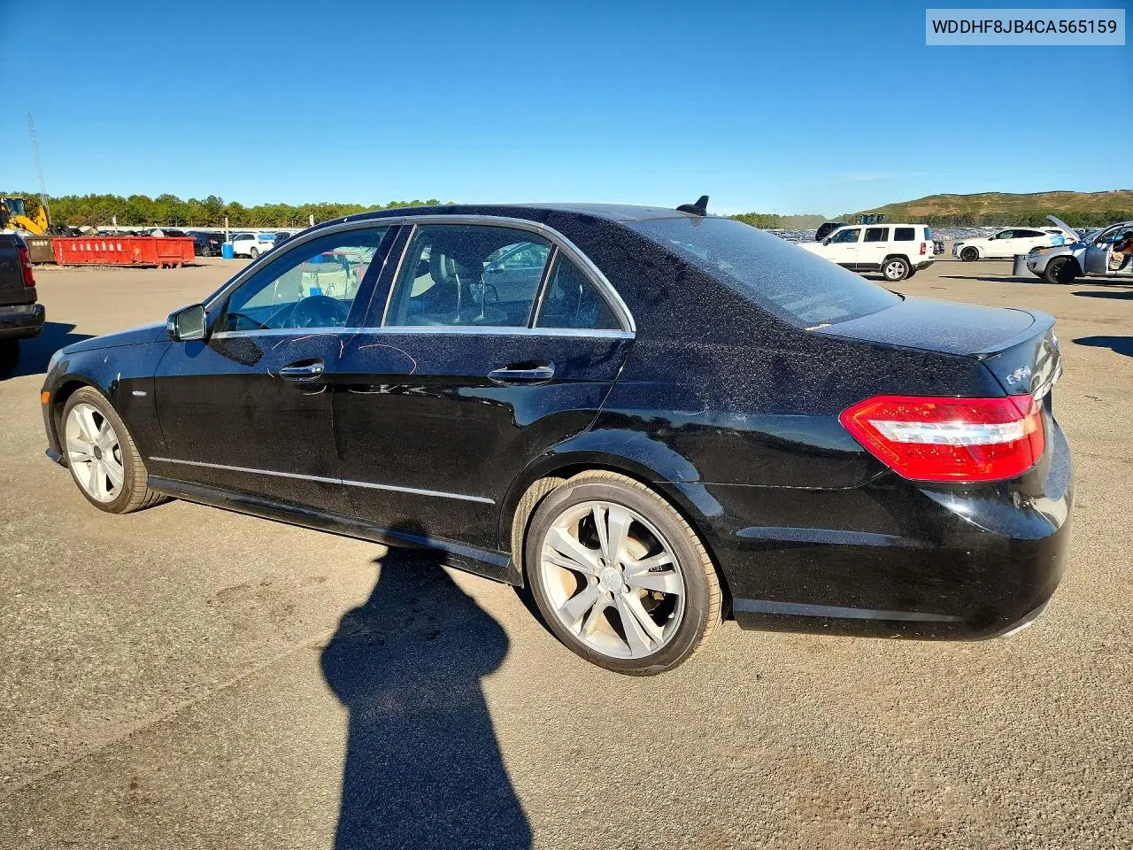 2012 MERCEDES E-KLASSE VIN WDDHF8JB4CA565159 — фото 2
