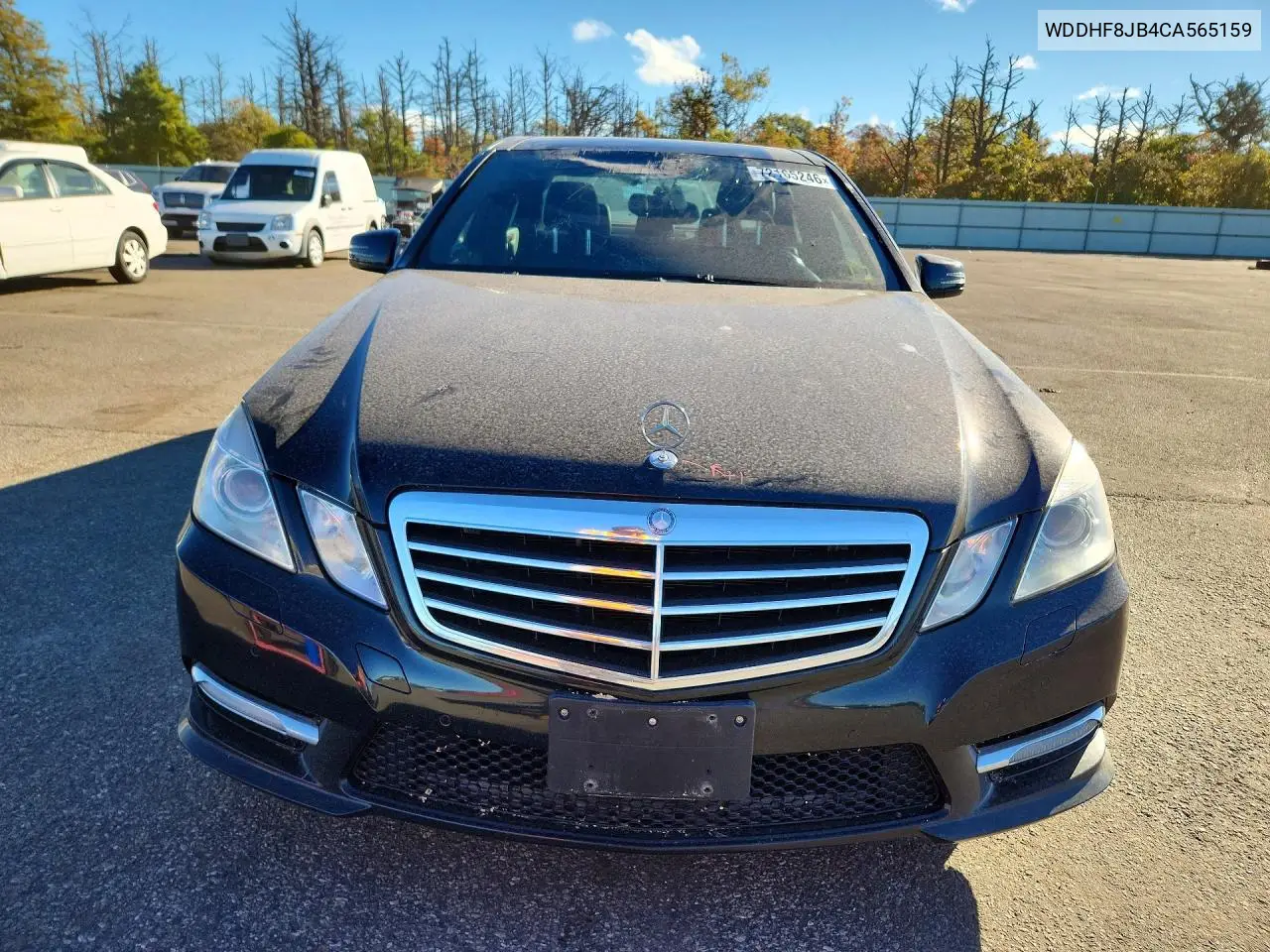 2012 MERCEDES E-KLASSE VIN WDDHF8JB4CA565159 — фото 5