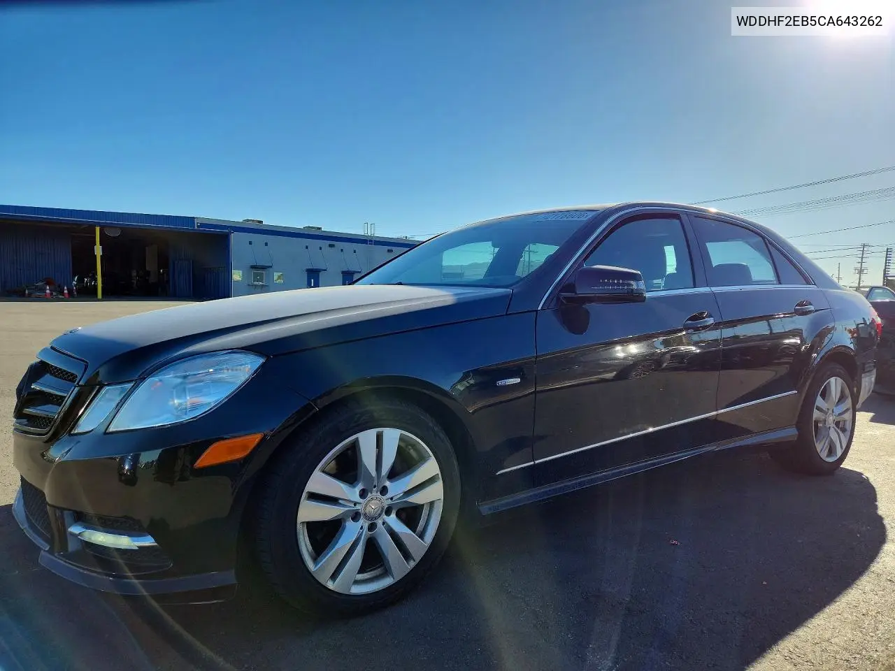 MERCEDES E-KLASSE 2012, VIN WDDHF2EB5CA643262