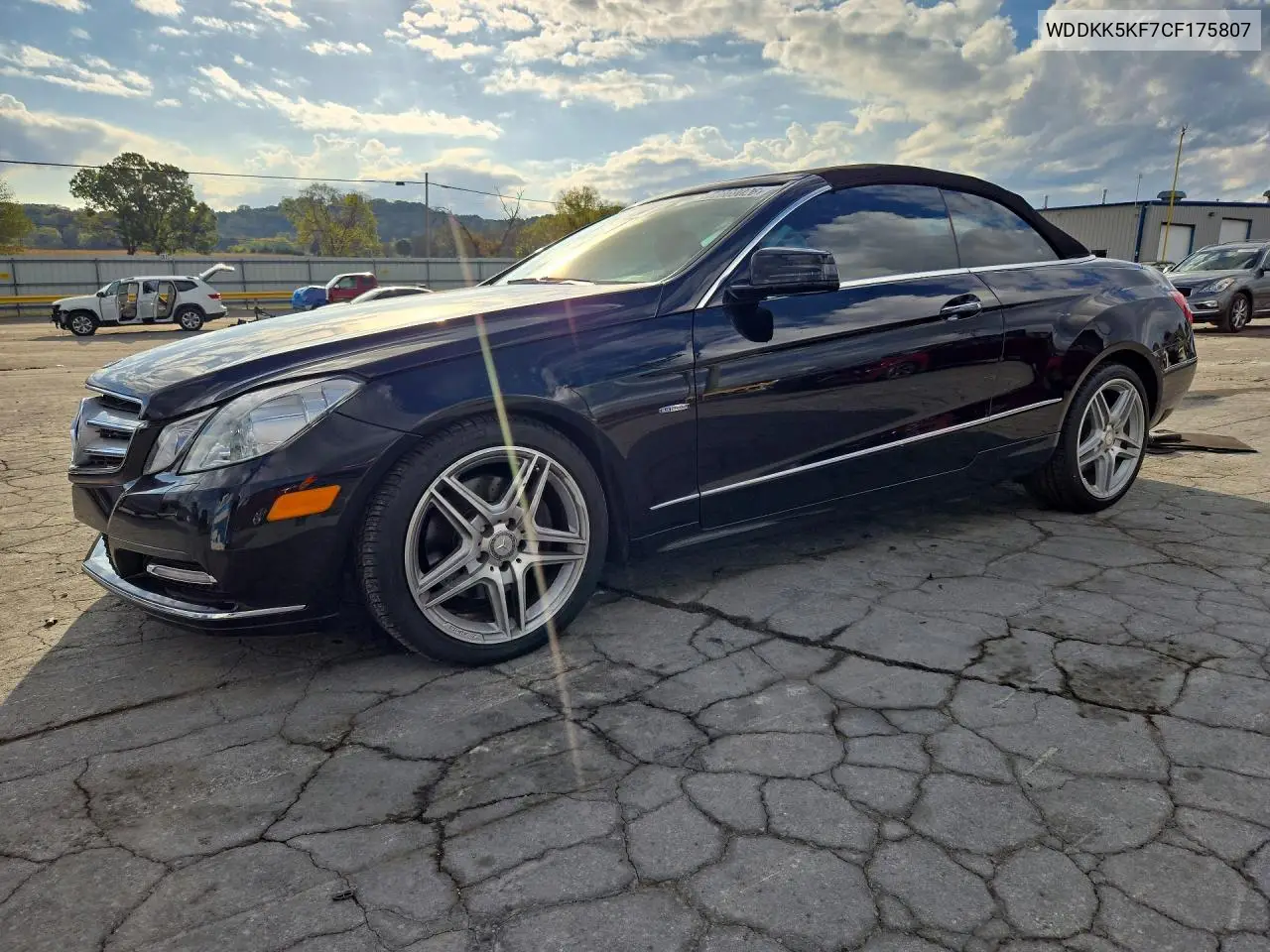 MERCEDES E-KLASSE 2012, VIN WDDKK5KF7CF175807