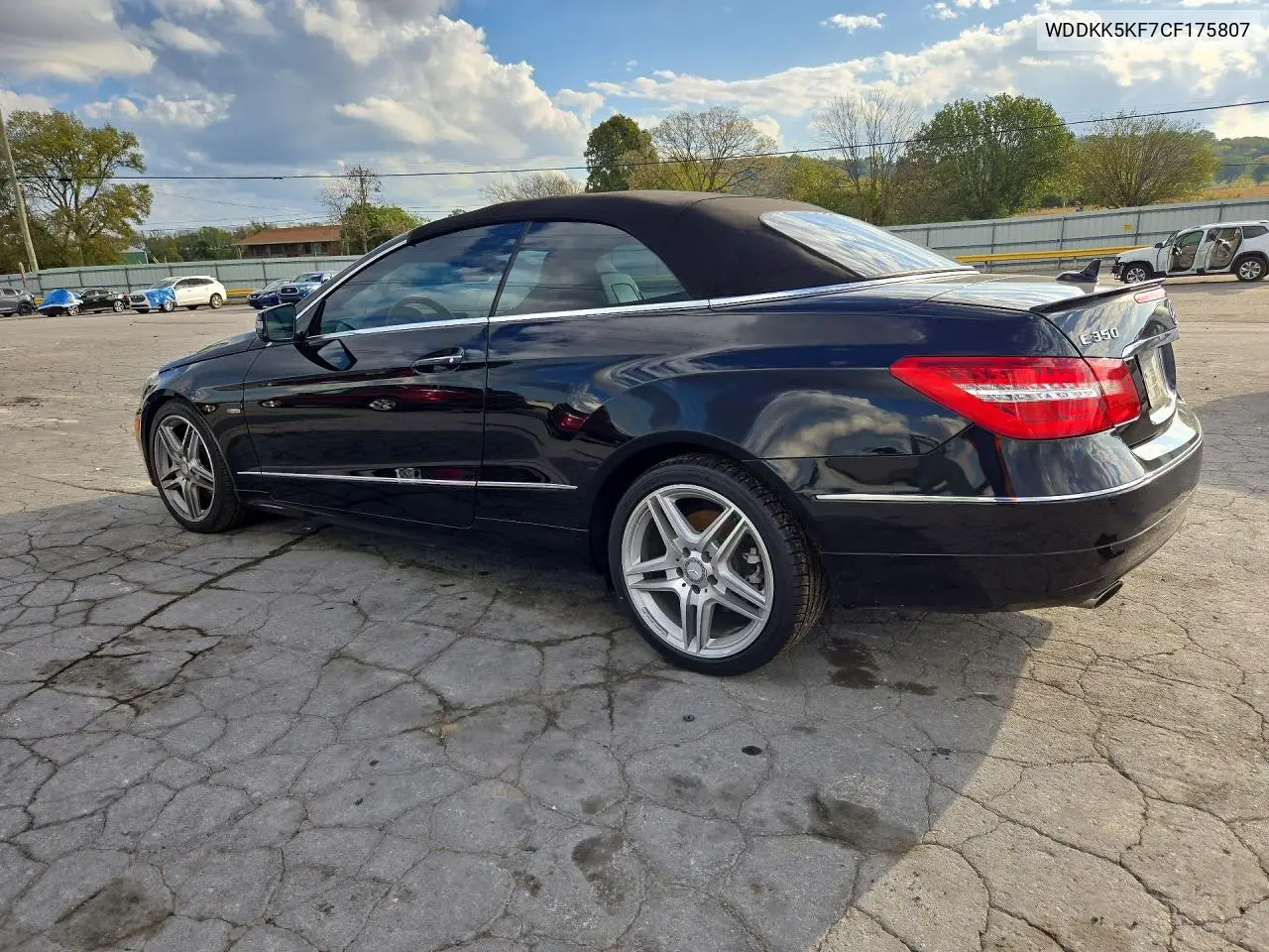 2012 MERCEDES E-KLASSE VIN WDDKK5KF7CF175807 — фото 2