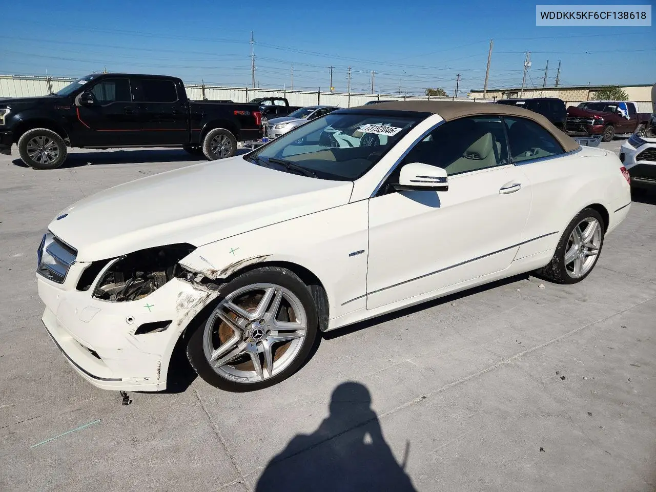 MERCEDES E-KLASSE 2012, VIN WDDKK5KF6CF138618