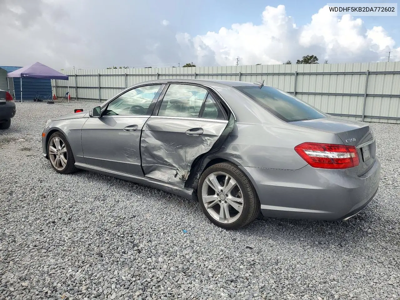 2013 MERCEDES E-KLASSE VIN WDDHF5KB2DA772602 — фото 2