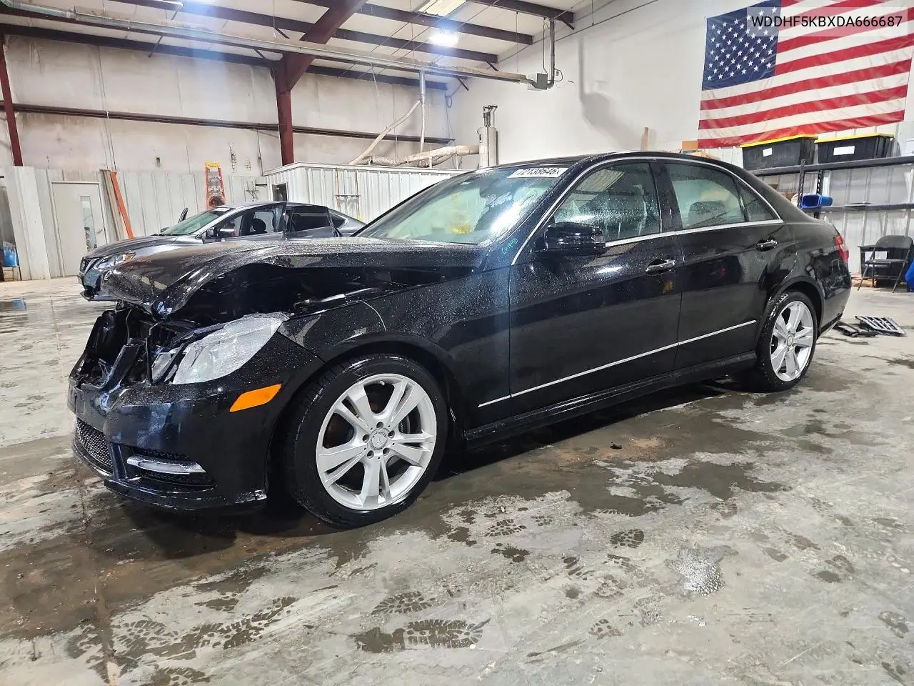 MERCEDES E-KLASSE 2013, VIN WDDHF5KBXDA666687