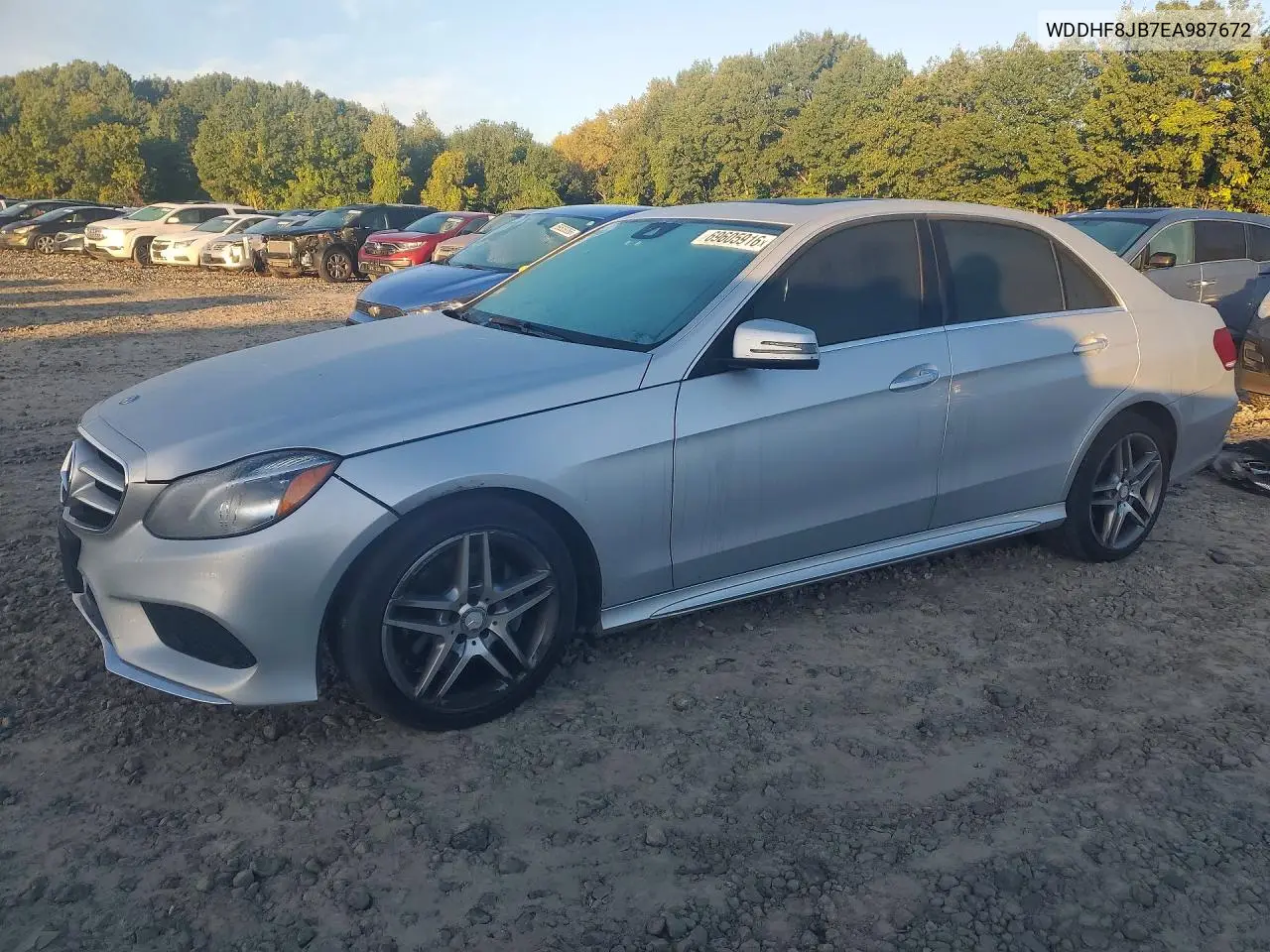 MERCEDES E-KLASSE 2014, VIN WDDHF8JB7EA987672