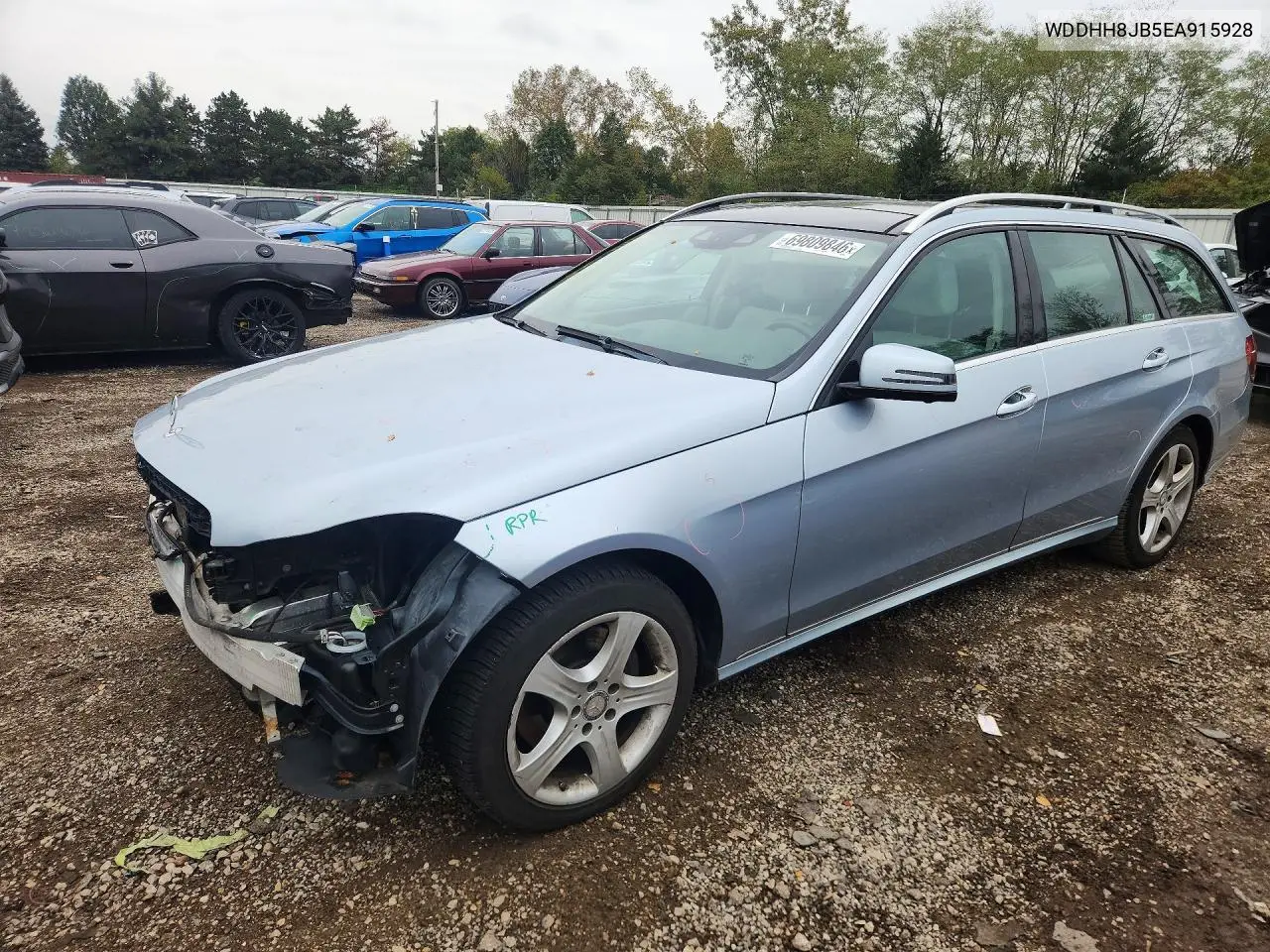 MERCEDES E-KLASSE 2014, VIN WDDHH8JB5EA915928
