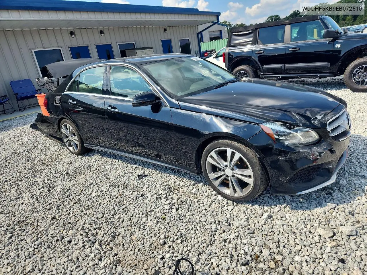2014 MERCEDES E-KLASSE VIN WDDHF5KB9EB072510 — фото 4