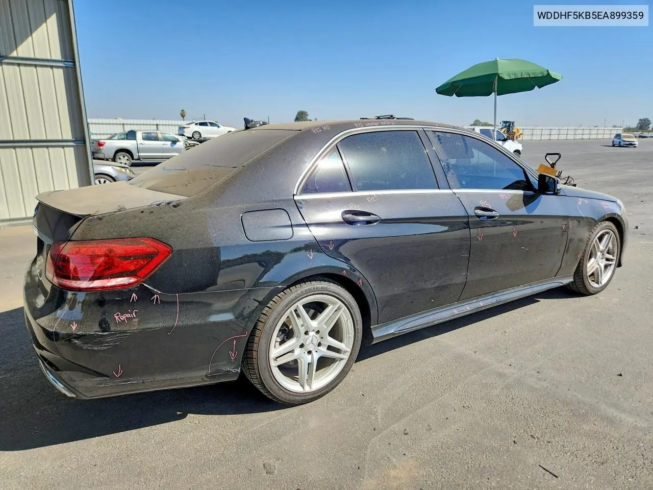 2014 MERCEDES E-KLASSE VIN WDDHF5KB5EA899359 — фото 3