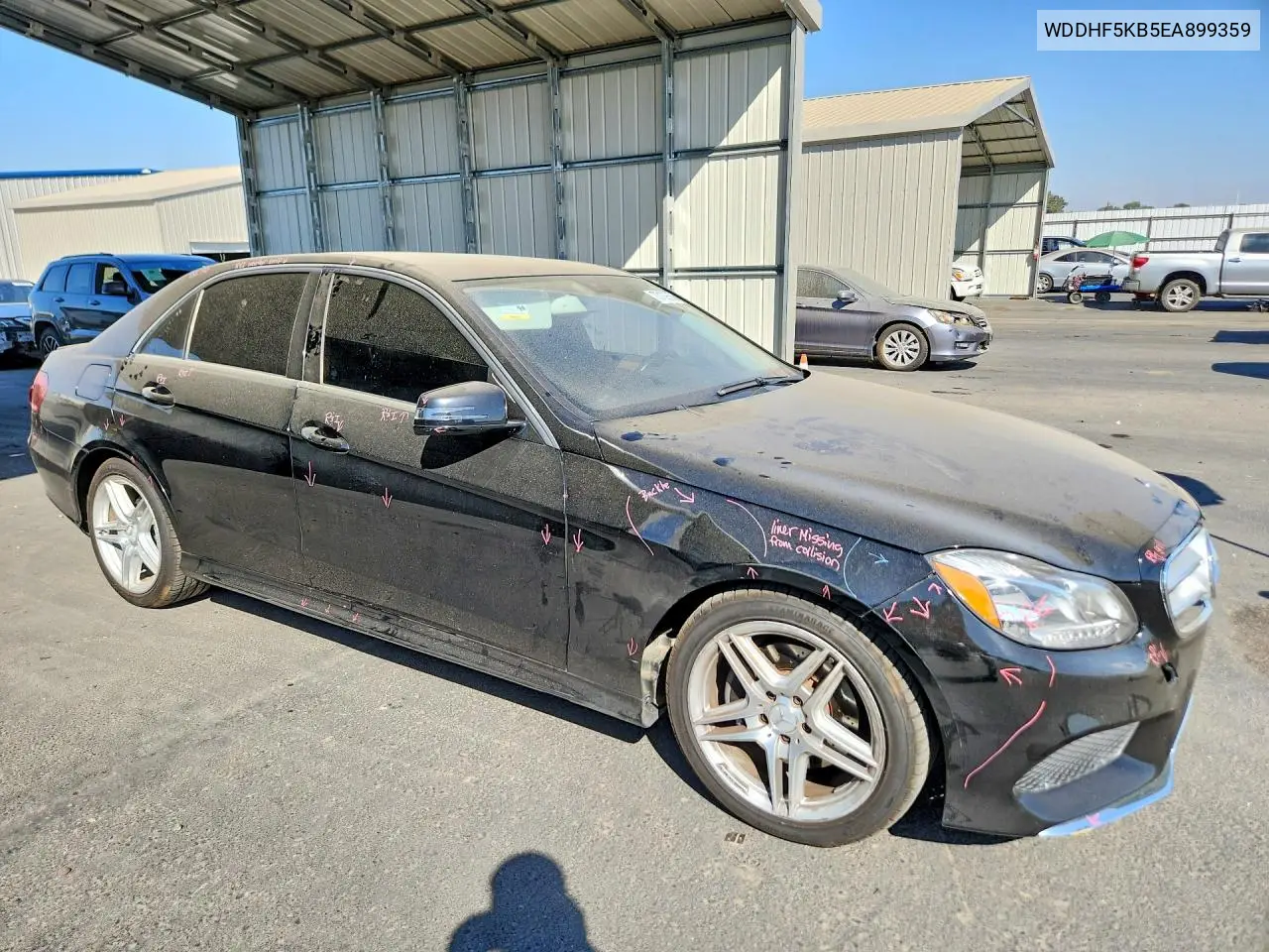 2014 MERCEDES E-KLASSE VIN WDDHF5KB5EA899359 — фото 4