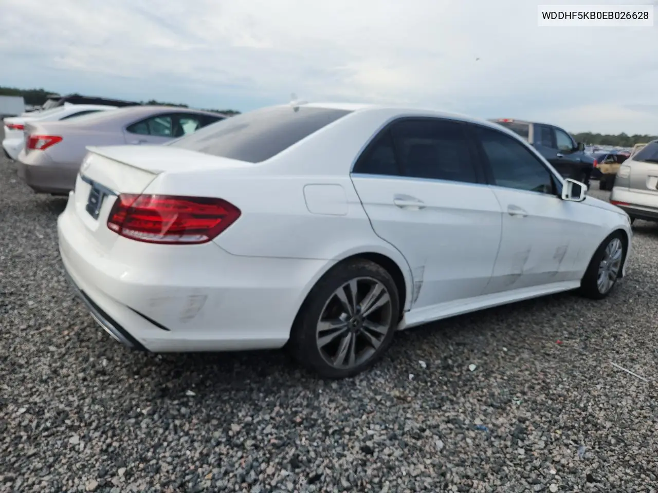 2014 MERCEDES E-KLASSE VIN WDDHF5KB0EB026628 — фото 3