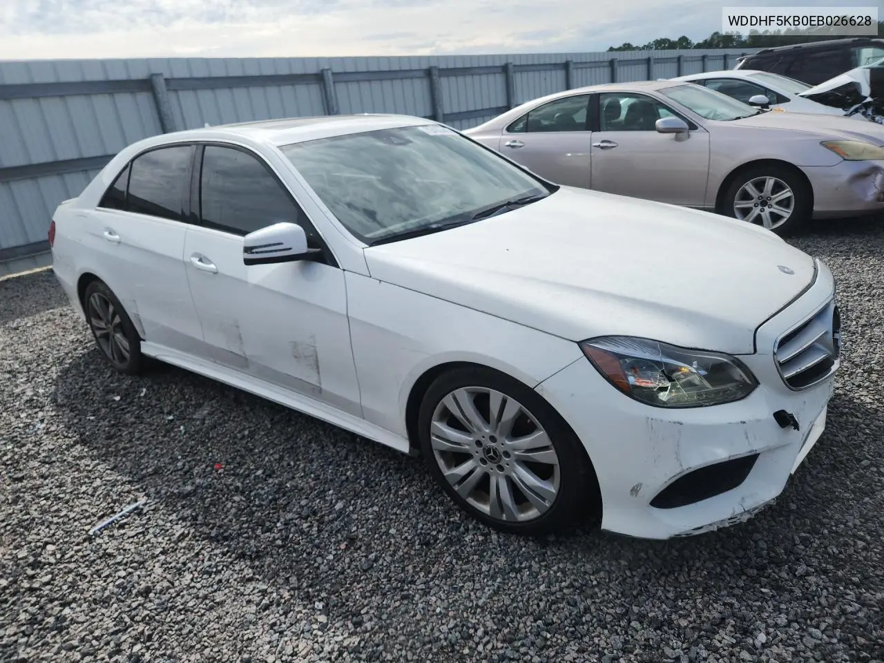 2014 MERCEDES E-KLASSE VIN WDDHF5KB0EB026628 — фото 4