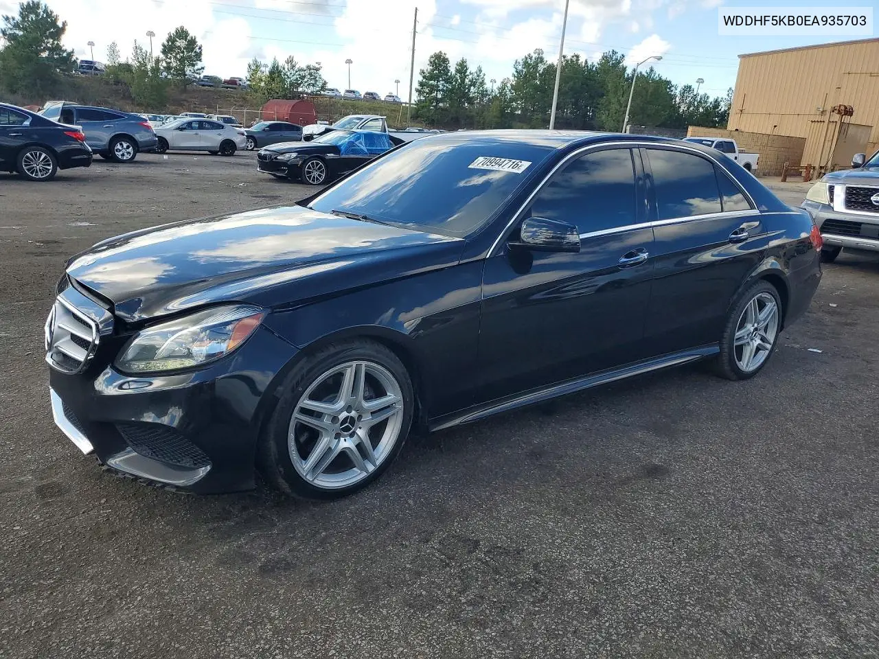 MERCEDES E-KLASSE 2014, VIN WDDHF5KB0EA935703
