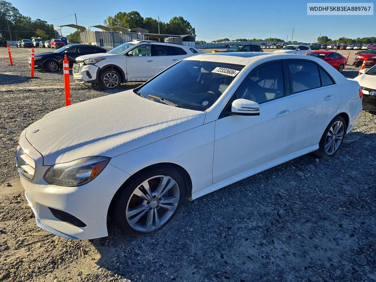 MERCEDES E-KLASSE 2014, VIN WDDHF5KB3EA889767