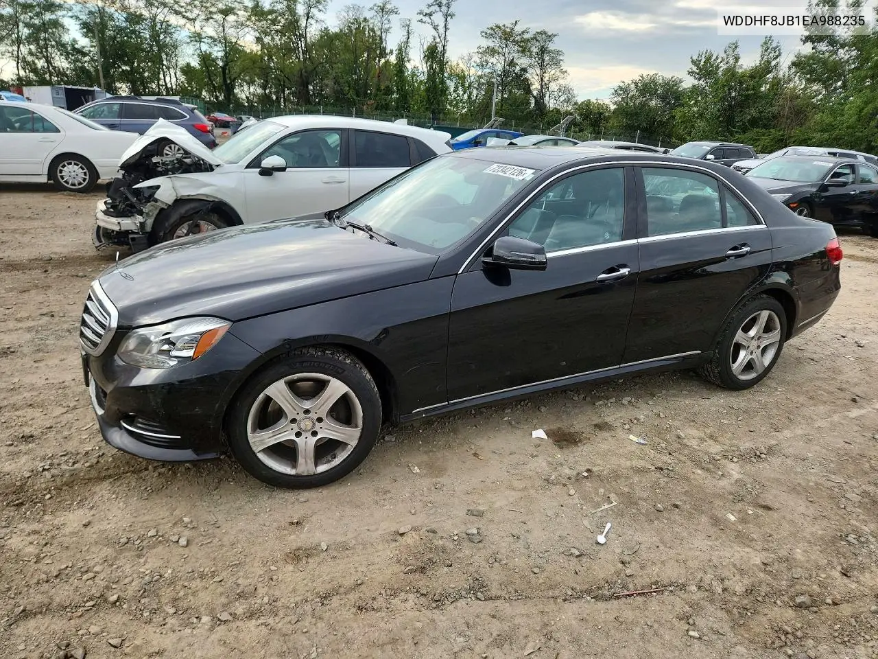 MERCEDES E-KLASSE 2014, VIN WDDHF8JB1EA988235