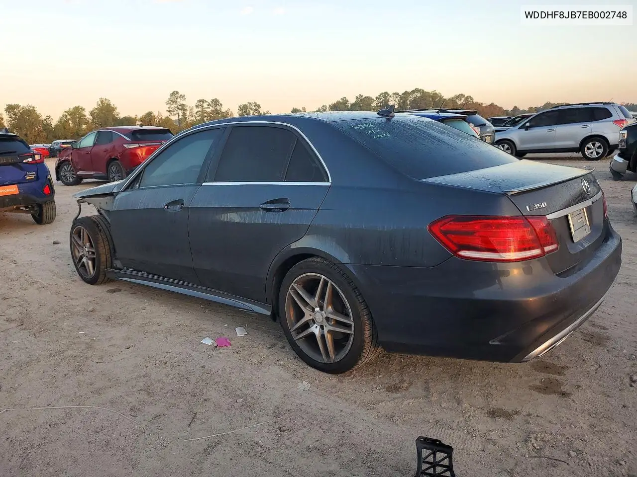 2014 MERCEDES E-KLASSE VIN WDDHF8JB7EB002748 — фото 2